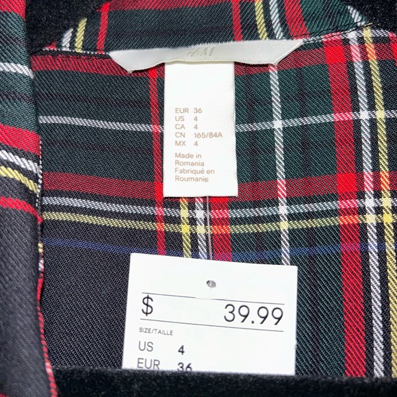 New plaid H&M dress - Picture 4 of 5